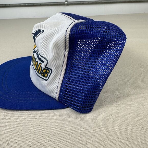 Vintage 70s Rochester Zeniths Hat Trucker Snap Back AABA CBA Basketball - Picture 3 of 12